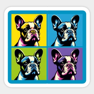 French Bulldog Pop Art - Dog Lover Gifts Sticker